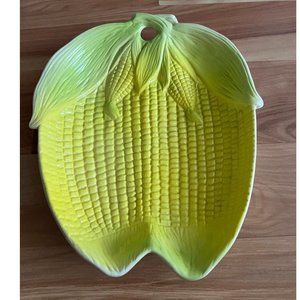 SUR La Table Corn Serving Dish Ceramic Beautiful Used Condition Lifelike Yellow